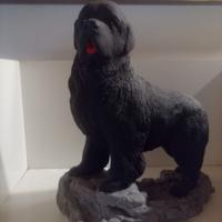 Statua vintage cane di Terranova
