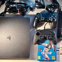 Playstation 4 slim completa di tutto