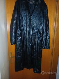 Giacca  ecopelle nera Tg L
