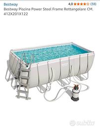 piscina 412x201x122 con spazzola compresa