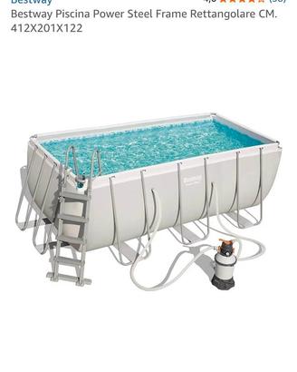 piscina 412x201x122 con spazzola compresa