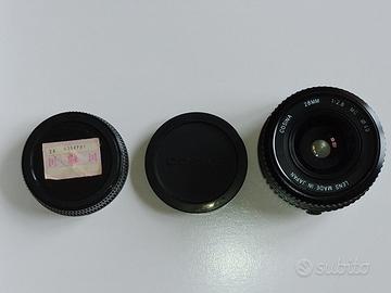 Obb.vo Cosina MC 28 mm f. 2,8 attacco Olympus
