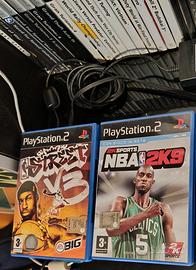 Lotto 2 giochi NBA per PlayStation 2, 2K9 e street