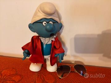 grande puffo in plastica vintage