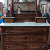 Cassettiera antica stile Umbertino, fine XIX secol