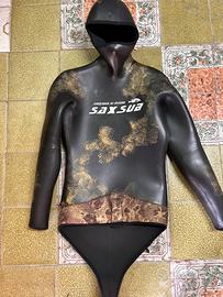 Giacca liscio/spaccato Sax Sub mimetica 8mm