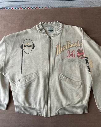 Felpa vintage Northwestern Only for DeeJay. Nuova!