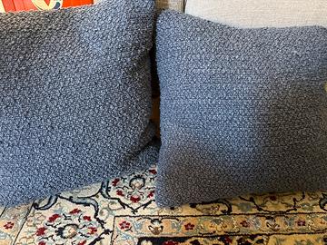 2 Cuscini blu 45x45