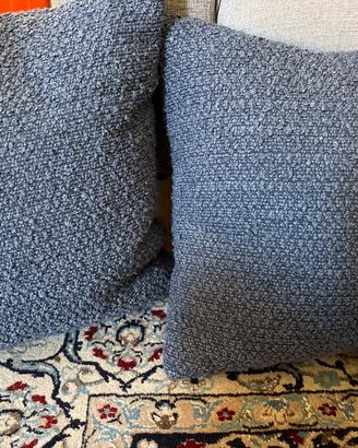 2 Cuscini blu 45x45