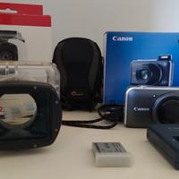Fotocamera subacquea Canon con custodia originale