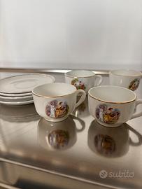 Set 4 tazzine vintage