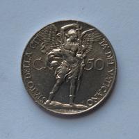 50 Centesimi Vaticano 1936 Pio XI