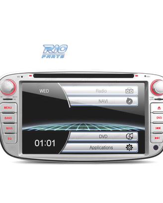 NAVIGATORE RADIO 7" PER FORD TONDO COLORE GRIGIO 