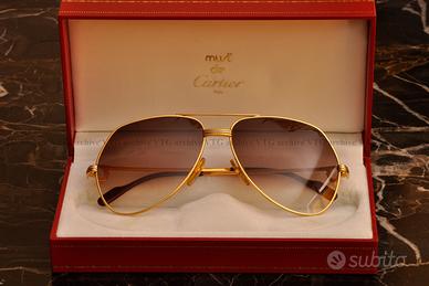 Occhiali Cartier Vendome Louis 59[ ]14 media oro