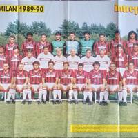 Poster doppio, Milan e Napoli, stagione 89-90