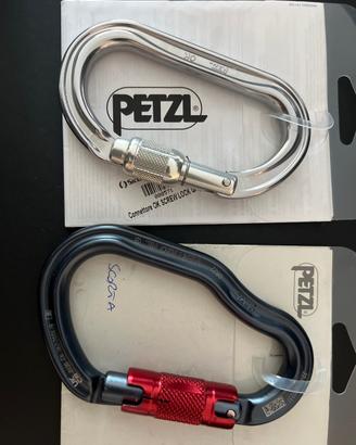 Coppia di moschettoni petzl