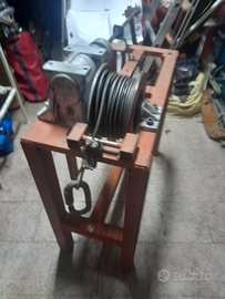 Verricello per tirare barca a riva