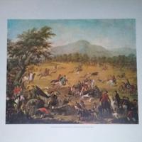 Litografia  Traverse Monteria, Hunting