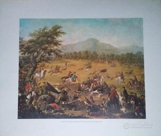 Litografia  Traverse Monteria, Hunting