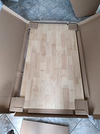 Piano scrivania Flexispot 140x8p legno massello 