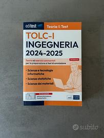 Libro Tolc I 2024/2025 + Software simulazioni