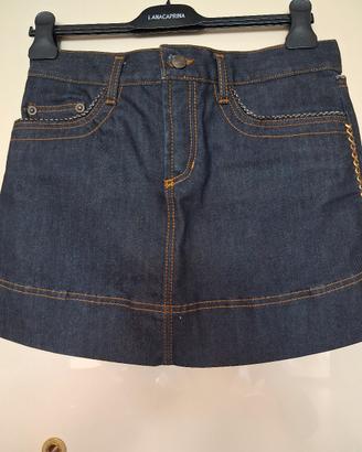 Gonna in denim Just Cavalli