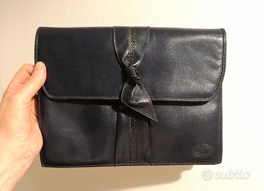 Borsa a tracolla, vintage, in pelle. 