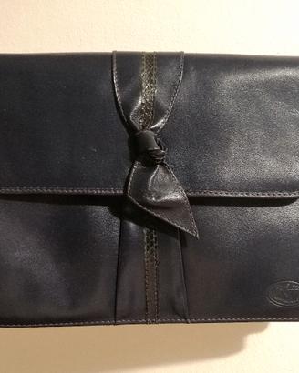 Borsa a tracolla, vintage, in pelle. 