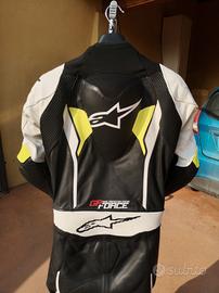 tuta moto 50 alpinestars intera perfetta