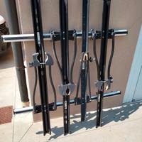 Barre portatutto con 4 portabici
