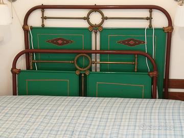 Letto in ferro stile Liberty