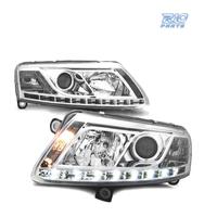 FARI AUDI A6 C6 04-08 CON DRL TRU CROMATI