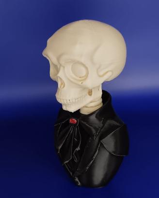 Statuetta Scheletro elegante