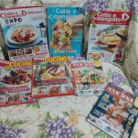 Nr. 7 periodici di cucina (tot. € 10)