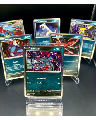 Lotto 6 Carte Pokémon Dark/Tempo Passato ITA