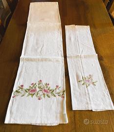 coppia asciugamani in lino