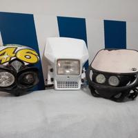 mascherine complete di faro per moto da enduro