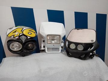 mascherine complete di faro per moto da enduro