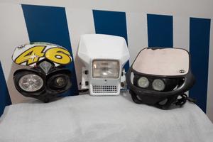 mascherine complete di faro per moto da enduro
