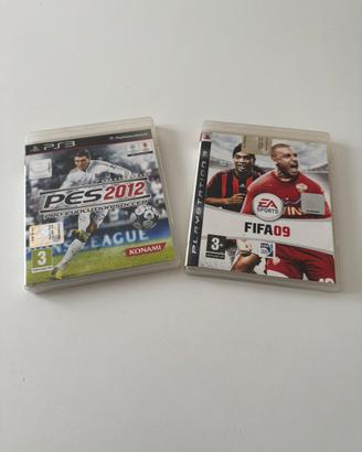 PES 2012 e FIFA 09 per Playstation 3