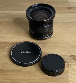Obiettivo Vivitar 28 mm f 2.5 attacco Nikon AI