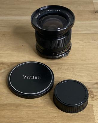 Obiettivo Vivitar 28 mm f 2.5 attacco Nikon AI