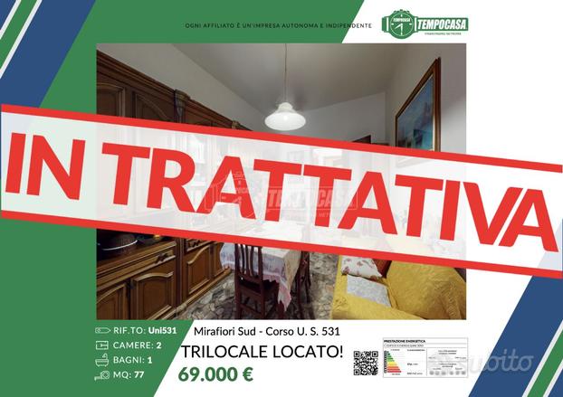 TRILOCALE LOCATO COMODO A SERVIZI!