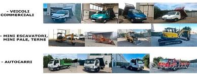 Acquistiamo Veicoli Usati e Mini Escavatori