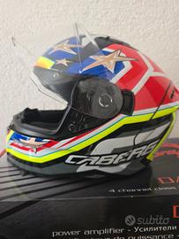 😍Casco moto con visiera scura incorporata nuovo