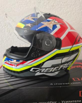 😍Casco moto con visiera scura incorporata nuovo