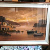 Quadro paesaggio marino