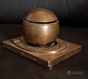 porta cenere vintage in bronzo 