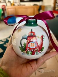 Palla Di Natale In Ceramica 10cm Brandani