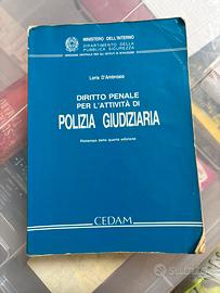 diritto penale per attività di polizia giudiziaria